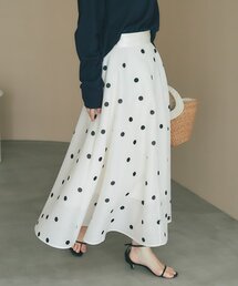 La boutique BonBon | ドットオーガンサーキュラースカート(スカート)