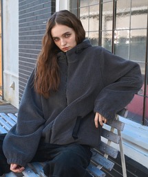 BENUA（ベヌア）の「ボアジップフーディーブルゾン - Boa zip-Up hoodie blouson -（その他アウター）」