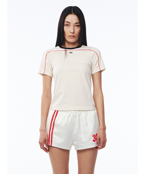 Kijun(キジュン)の「Cycle Half Sleeve Top Light Beige(Tシャツ/カットソー・レディース・その他・LARGE/MEDIUM/SMALL)」の1枚目の写真