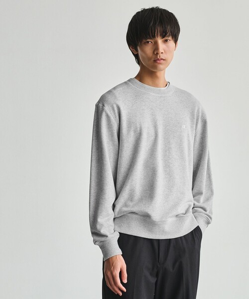 Champion(チャンピオン)の「【別注】<Champion>クルーネック 長袖 スウェット(スウェット・メンズ・レッド/ケリーグリーン/ダークグレー/グレー・M/L)」の2枚目の写真