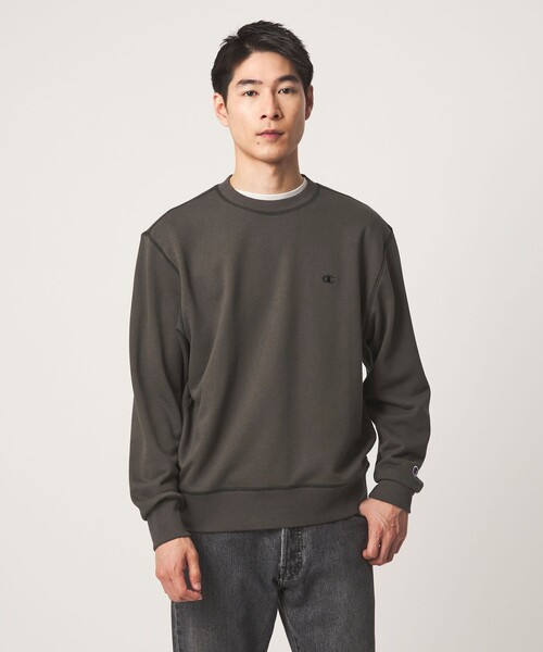 Champion(チャンピオン)の「【別注】<Champion>クルーネック 長袖 スウェット(スウェット・メンズ・レッド/ケリーグリーン/ダークグレー/グレー・M/L)」の3枚目の写真