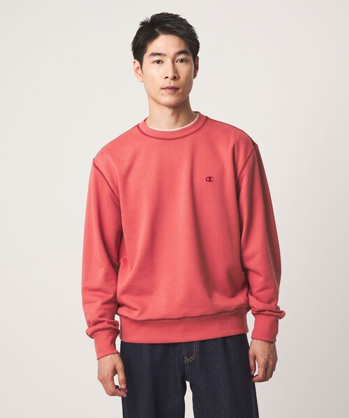 Champion(チャンピオン)の「【別注】<Champion>クルーネック 長袖 スウェット(スウェット・メンズ・レッド/ケリーグリーン/ダークグレー/グレー・M/L)」の5枚目の写真