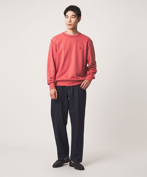 Champion(チャンピオン)の「【別注】<Champion>クルーネック 長袖 スウェット(スウェット・メンズ・レッド/ケリーグリーン/ダークグレー/グレー・M/L)」の6枚目の写真