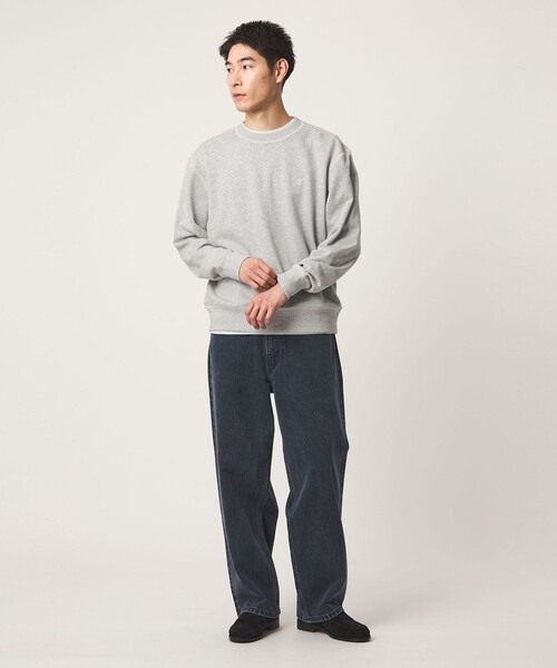 Champion(チャンピオン)の「【別注】<Champion>クルーネック 長袖 スウェット(スウェット・メンズ・レッド/ケリーグリーン/ダークグレー/グレー・M/L)」の8枚目の写真