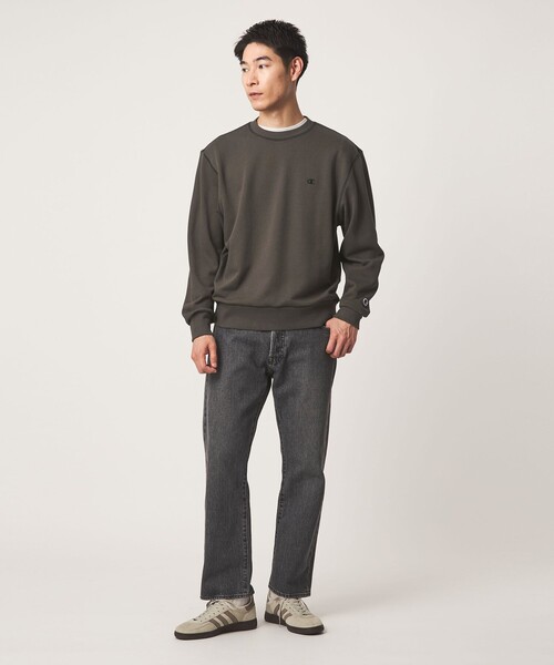 Champion(チャンピオン)の「【別注】<Champion>クルーネック 長袖 スウェット(スウェット・メンズ・レッド/ケリーグリーン/ダークグレー/グレー・M/L)」の9枚目の写真