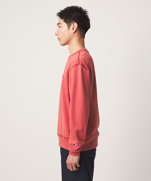 Champion(チャンピオン)の「【別注】<Champion>クルーネック 長袖 スウェット(スウェット・メンズ・レッド/ケリーグリーン/ダークグレー/グレー・M/L)」の13枚目の写真