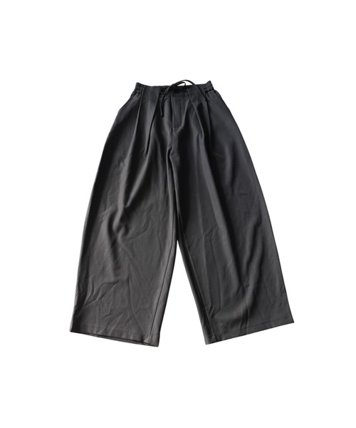 antiqua(アンティカ)の「タック ワイドパンツ(その他パンツ・レディース・ブラック/グレー・L/M/S)」の3枚目の写真