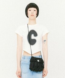 カンカンストリングクロスバッグ ブラック