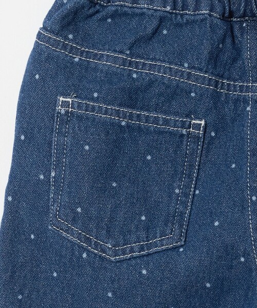 green label relaxing(グリーンレーベルリラクシング)の「ドット ガールズ デニム / キッズ 100cm-160cm(デニムパンツ・キッズ・ライトブルー/コバルトブルー・120cm/160cm/130cm/150cm/140cm/100cm/110cm)」の6枚目の写真