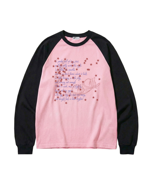 PAGESIISII(ページシシ)の「ランダムスタープリントセミオーバーフィットロングスリーブピンク(Tシャツ/カットソー・レディース・その他・MEDIUM)」の3枚目の写真