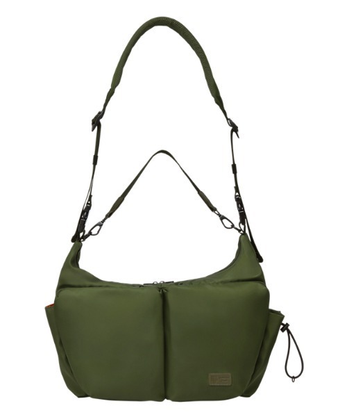 Onitsuka Tiger(オニツカタイガー)の「MESSENGER BAG / メッセンジャーバッグ(メッセンジャーバッグ・レディース・カーキ/ブラック・OS)」の2枚目の写真