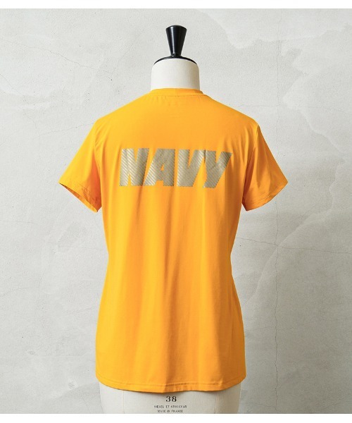 MILITARY(ミリタリー)の「新品 米軍 U.S.NAVY レディース NB社製 フィジカル トレーニング Tシャツ(Tシャツ/カットソー・レディース・イエロー・XL/L/M/S)」の7枚目の写真