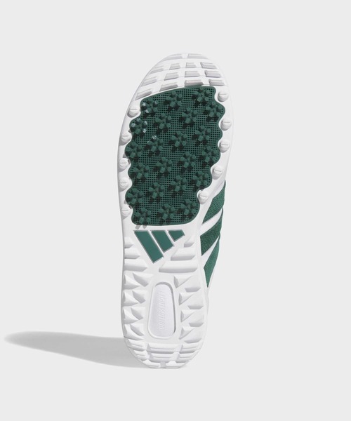 adidas（アディダス）の「【ゴルフ】レトロクロス グリップモア ボア スパイクレス / RETROCROSS GRIPMORE BOA SPIKELESS【adidas Golf/アディダスゴルフ】（スニーカー・メンズ・ホワイト×グリーン・24.5cm/25.5cm/26.5cm/27.5cm/28.5cm/25.0cm/26.0cm/27.0cm/28.0cm/29.0cm）」の3枚目の写真