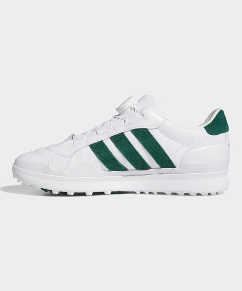adidas（アディダス）の「【ゴルフ】レトロクロス グリップモア ボア スパイクレス / RETROCROSS GRIPMORE BOA SPIKELESS【adidas Golf/アディダスゴルフ】（スニーカー・メンズ・ホワイト×グリーン・24.5cm/25.5cm/26.5cm/27.5cm/28.5cm/25.0cm/26.0cm/27.0cm/28.0cm/29.0cm）」の6枚目の写真
