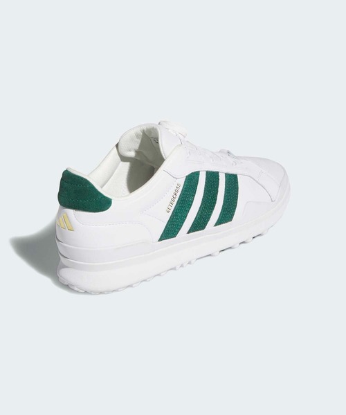 adidas（アディダス）の「【ゴルフ】レトロクロス グリップモア ボア スパイクレス / RETROCROSS GRIPMORE BOA SPIKELESS【adidas Golf/アディダスゴルフ】（スニーカー・メンズ・ホワイト×グリーン・24.5cm/25.5cm/26.5cm/27.5cm/28.5cm/25.0cm/26.0cm/27.0cm/28.0cm/29.0cm）」の5枚目の写真