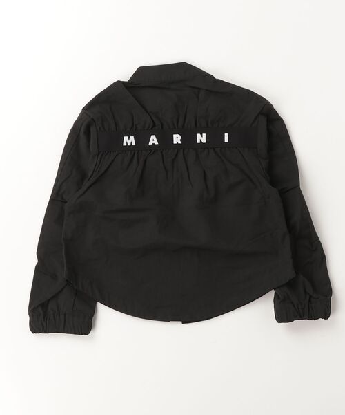 MARNI(マルニ)の「MARNI(マルニ)Kids & Junior バックブランドロゴジップアップジャケットブルゾン(ブルゾン・キッズ・ブラック・4Y/6Y/8Y)」の5枚目の写真