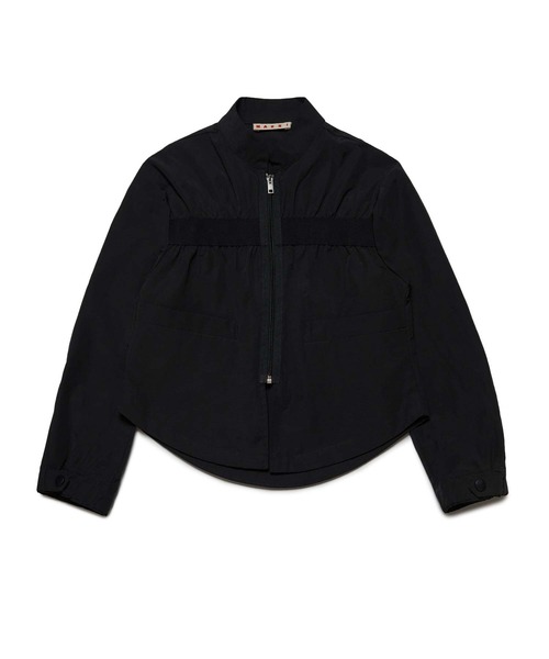MARNI(マルニ)の「MARNI(マルニ)Kids & Junior バックブランドロゴジップアップジャケットブルゾン(ブルゾン・キッズ・ブラック・4Y/6Y/8Y)」の1枚目の写真