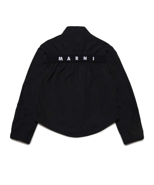 MARNI(マルニ)の「MARNI(マルニ)Kids & Junior バックブランドロゴジップアップジャケットブルゾン(ブルゾン・キッズ・ブラック・4Y/6Y/8Y)」の2枚目の写真