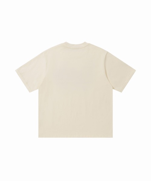 HOOK（フック）の「HOOK チェック × アップリケ刺繍 スカーフ付き T シャツ (SS)（Tシャツ/カットソー・メンズ・オフホワイト/ブラック・LARGE）」の20枚目の写真