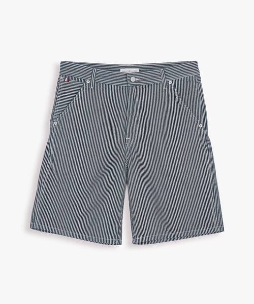 TOMMY HILFIGER(トミーヒルフィガー)の「リラックスリバーインディゴストライプショートパンツ(その他パンツ・メンズ・インディゴブルー・36inch/32inch/28inch/34inch)」の6枚目の写真