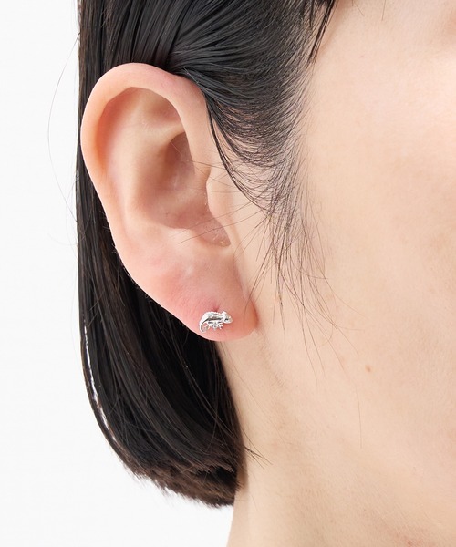 gargle(ガーグル)の「gargle ガーグル:サイエンスシリーズ ミニカメレオン ピアス(ピアス(両耳用)・レディース・ゴールド/シルバー・FREE)」の8枚目の写真