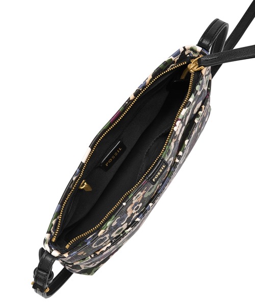 FOSSIL(フォッシル)の「フォッシル 斜めがけバッグ レディース PVC/PU ブラック スマホ収納可 SHB3240979(ショルダーバッグ・レディース・ブラック・FREE)」の3枚目の写真