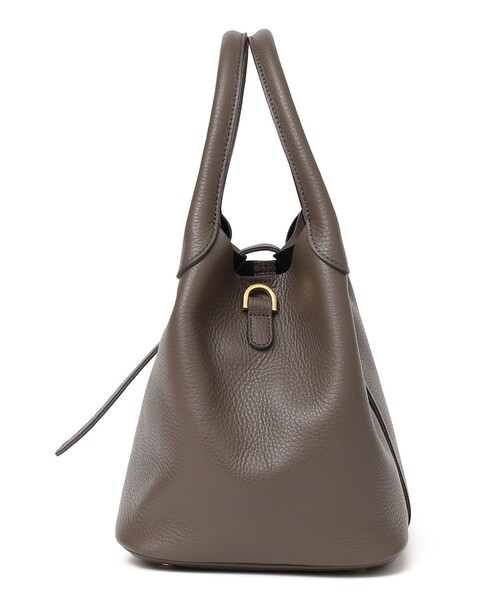 VIOLAd'ORO(ヴィオラドーロ)の「VIOLAd’ORO: V1573 BOX TOTE(トートバッグ・レディース・ブラック/ブラウン・ONE SIZE)」の7枚目の写真