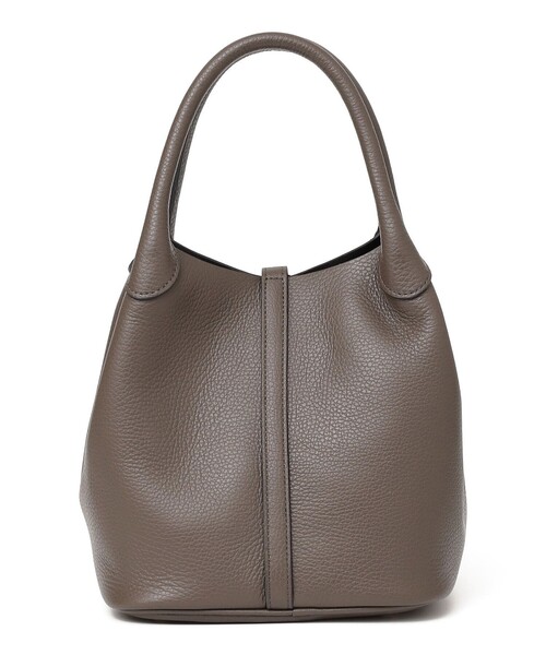 VIOLAd'ORO(ヴィオラドーロ)の「VIOLAd’ORO: V1573 BOX TOTE(トートバッグ・レディース・ブラック/ブラウン・ONE SIZE)」の8枚目の写真
