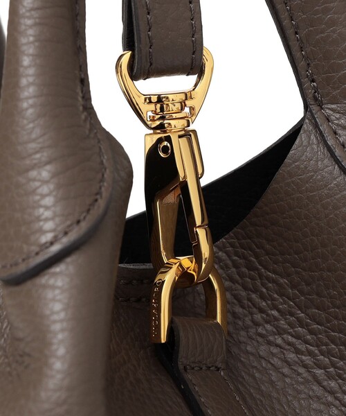 VIOLAd'ORO(ヴィオラドーロ)の「VIOLAd’ORO: V1573 BOX TOTE(トートバッグ・レディース・ブラック/ブラウン・ONE SIZE)」の14枚目の写真