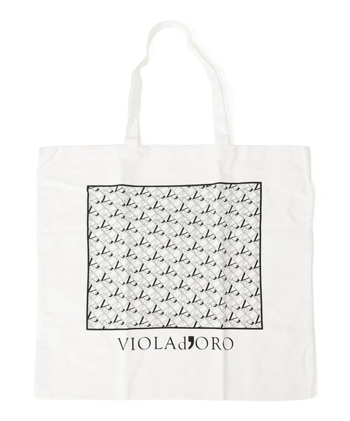 VIOLAd'ORO(ヴィオラドーロ)の「VIOLAd’ORO: V1573 BOX TOTE(トートバッグ・レディース・ブラック/ブラウン・ONE SIZE)」の16枚目の写真