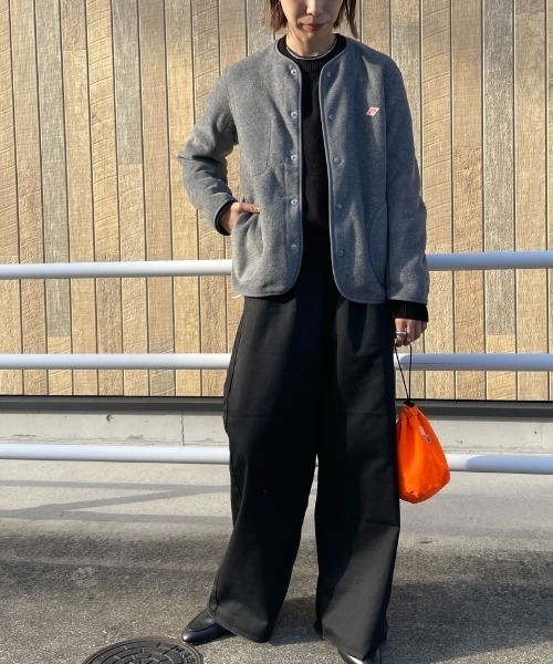 刷毛無領外套