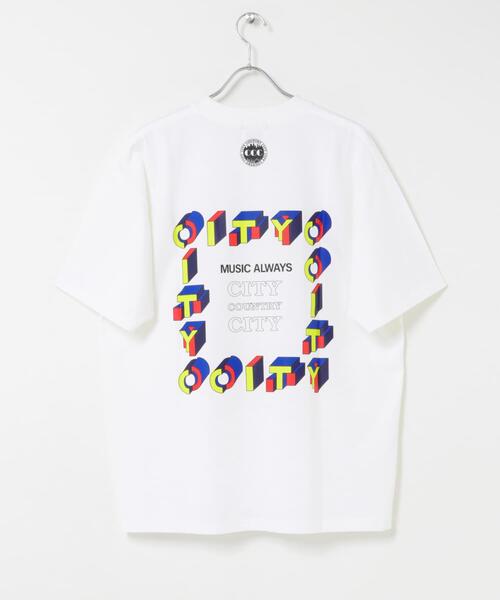 CITY COUNTRY CITY(シティーカントリーシティー)の「CITY COUNTRY CITY T-SHIRT CITY C CITY(Tシャツ/カットソー・メンズ・ホワイト/ブラック・MEDIUM/LARGE/X-LARGE)」の10枚目の写真