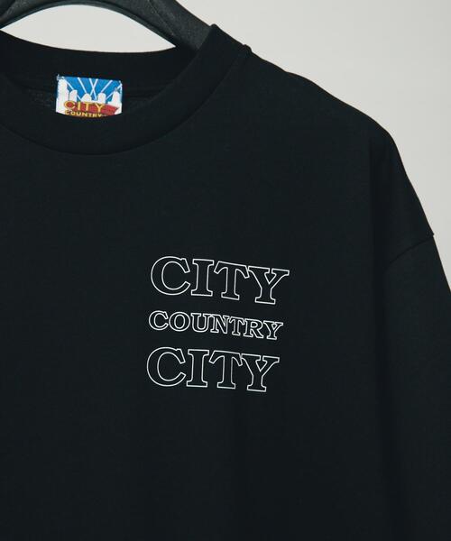 CITY COUNTRY CITY(シティーカントリーシティー)の「CITY COUNTRY CITY T-SHIRT CITY C CITY(Tシャツ/カットソー・メンズ・ホワイト/ブラック・MEDIUM/LARGE/X-LARGE)」の16枚目の写真