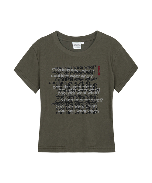 PRIMATE(プライメイト)の「ECHO レディース スリムフィット 半袖Tシャツ 5 COLORS(Tシャツ/カットソー・レディース・クリーム/ホワイト/ブラック/チャコール/カーキ・LARGE/MEDIUM/SMALL)」の5枚目の写真