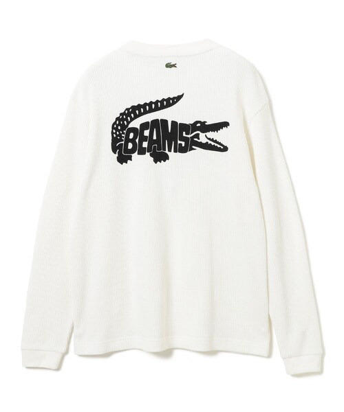 LACOSTE(ラコステ)の「【別注】LACOSTE / ロゴ サーマル Tシャツ(Tシャツ/カットソー・メンズ・グレー/ブラック/ホワイト・SMALL/MEDIUM/X-LARGE/LARGE)」の6枚目の写真