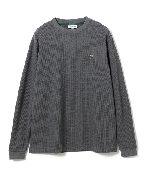 LACOSTE(ラコステ)の「【別注】LACOSTE / ロゴ サーマル Tシャツ(Tシャツ/カットソー・メンズ・グレー/ブラック/ホワイト・SMALL/MEDIUM/X-LARGE/LARGE)」の8枚目の写真