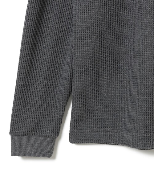 LACOSTE(ラコステ)の「【別注】LACOSTE / ロゴ サーマル Tシャツ(Tシャツ/カットソー・メンズ・グレー/ブラック/ホワイト・SMALL/MEDIUM/X-LARGE/LARGE)」の10枚目の写真