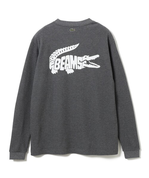 LACOSTE(ラコステ)の「【別注】LACOSTE / ロゴ サーマル Tシャツ(Tシャツ/カットソー・メンズ・グレー/ブラック/ホワイト・SMALL/MEDIUM/X-LARGE/LARGE)」の12枚目の写真