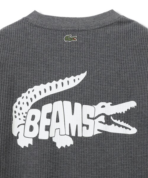 LACOSTE(ラコステ)の「【別注】LACOSTE / ロゴ サーマル Tシャツ(Tシャツ/カットソー・メンズ・グレー/ブラック/ホワイト・SMALL/MEDIUM/X-LARGE/LARGE)」の13枚目の写真