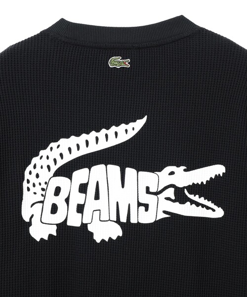 LACOSTE(ラコステ)の「【別注】LACOSTE / ロゴ サーマル Tシャツ(Tシャツ/カットソー・メンズ・グレー/ブラック/ホワイト・SMALL/MEDIUM/X-LARGE/LARGE)」の16枚目の写真