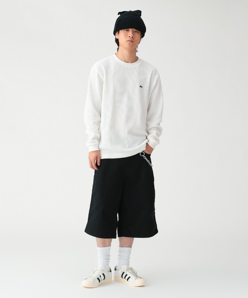 LACOSTE(ラコステ)の「【別注】LACOSTE / ロゴ サーマル Tシャツ(Tシャツ/カットソー・メンズ・グレー/ブラック/ホワイト・SMALL/MEDIUM/X-LARGE/LARGE)」の19枚目の写真