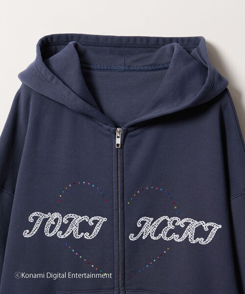 BEAUTY&YOUTH UNITED ARROWS(ビューティーアンドユースユナイテッドアローズ)の「<ときめきメモリアル for UACG>TOKIMEKI HOODIE/フーディ(パーカー・レディース・ネイビー・S/M/L)」の3枚目の写真
