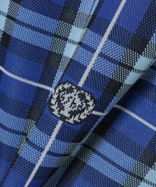 BEAMS GOLF（ビームスゴルフ）の「PURPLE LABEL / エンブレムチェック モチーフ シャツ（吸水速乾）（ポロシャツ・メンズ・その他/ブルー・S/M/L/XL）」の18枚目の写真