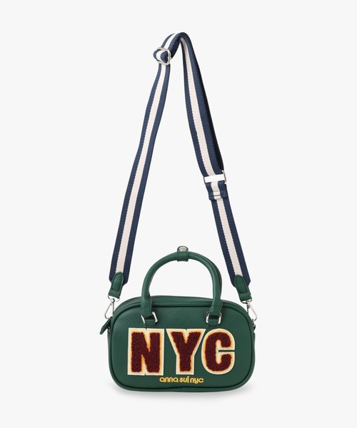 anna sui nyc(アナ スイ エヌ ワイ シー)の「スタジアムショルダーバッグ(ショルダーバッグ・レディース・ブラック/グリーン/パープル・FREE)」の19枚目の写真
