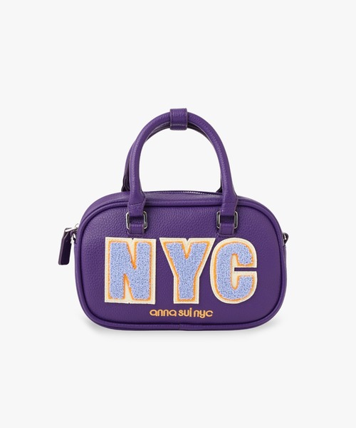 anna sui nyc(アナ スイ エヌ ワイ シー)の「スタジアムショルダーバッグ(ショルダーバッグ・レディース・ブラック/グリーン/パープル・FREE)」の22枚目の写真