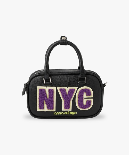 anna sui nyc(アナ スイ エヌ ワイ シー)の「スタジアムショルダーバッグ(ショルダーバッグ・レディース・ブラック/グリーン/パープル・FREE)」の14枚目の写真