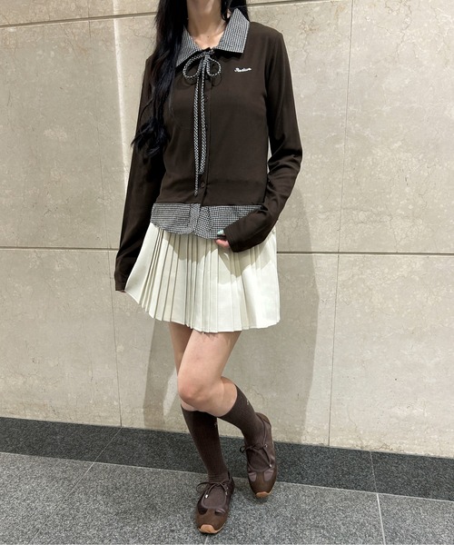 PHILLY(フィリー)の「ストリングベルトミニスカート(スカート・レディース・ブラック/アイボリー・FREE)」の17枚目の写真