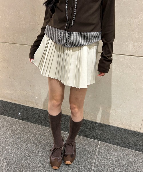 PHILLY(フィリー)の「ストリングベルトミニスカート(スカート・レディース・ブラック/アイボリー・FREE)」の15枚目の写真