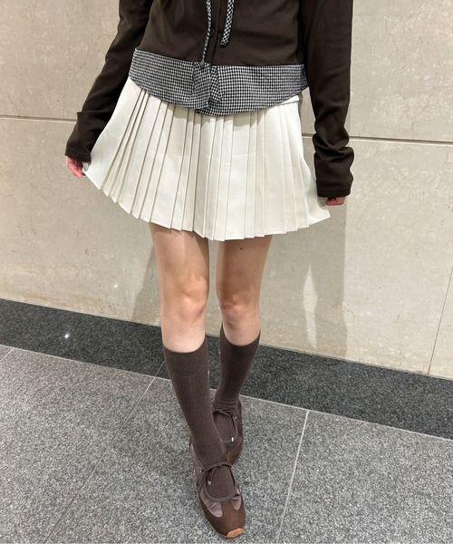 PHILLY(フィリー)の「ストリングベルトミニスカート(スカート・レディース・ブラック/アイボリー・FREE)」の16枚目の写真