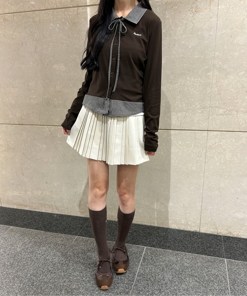 PHILLY(フィリー)の「ストリングベルトミニスカート(スカート・レディース・ブラック/アイボリー・FREE)」の18枚目の写真